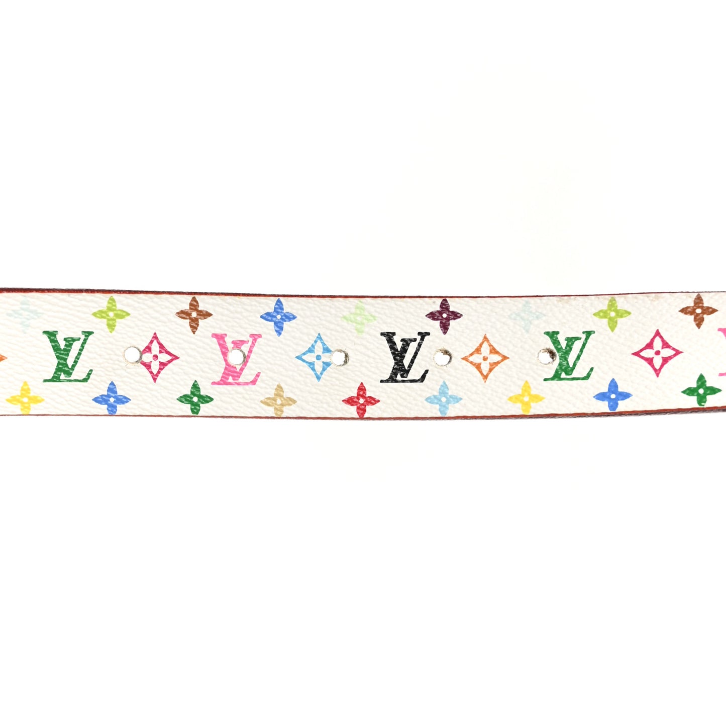 Monogram Multicolor Belt 90 36 White