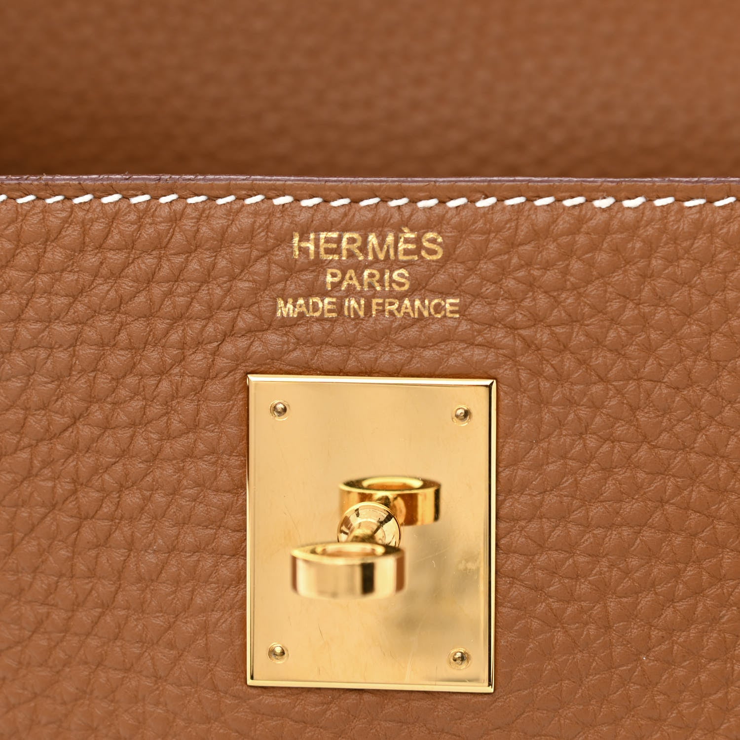 Hermes Togo Kelly Retourne 35 Gold 6 of 14