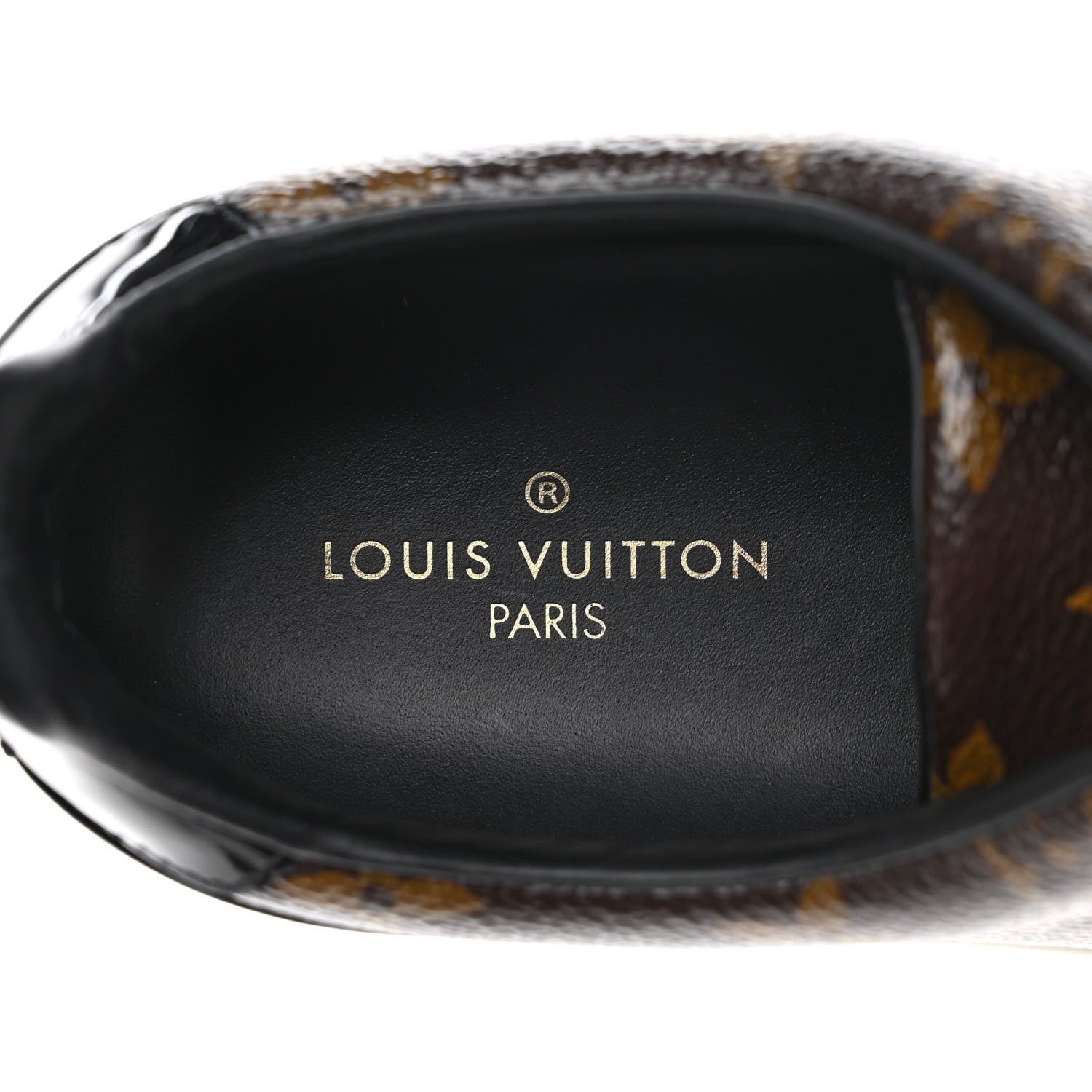 Louis Vuitton Patent Monogram Frontrow Sneakers 38 7 of 9
