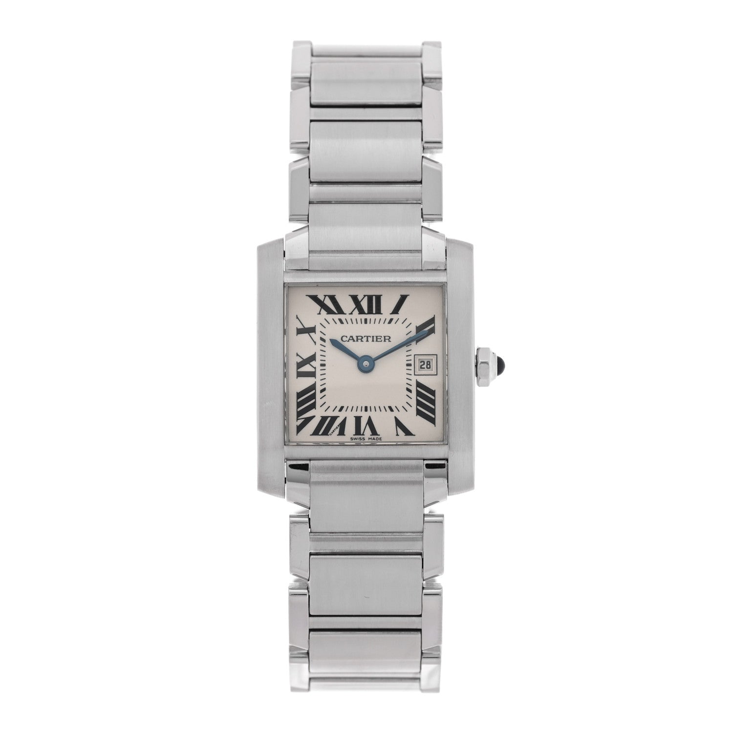Cartier Stainless Steel 25mm Tank Francaise Quartz Watch 1 of 4