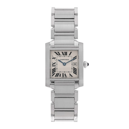 Cartier Stainless Steel 25mm Tank Francaise Quartz Watch 1 of 4
