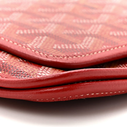 Goyard Goyardine Plumet Wallet Clutch Red 10 of 11