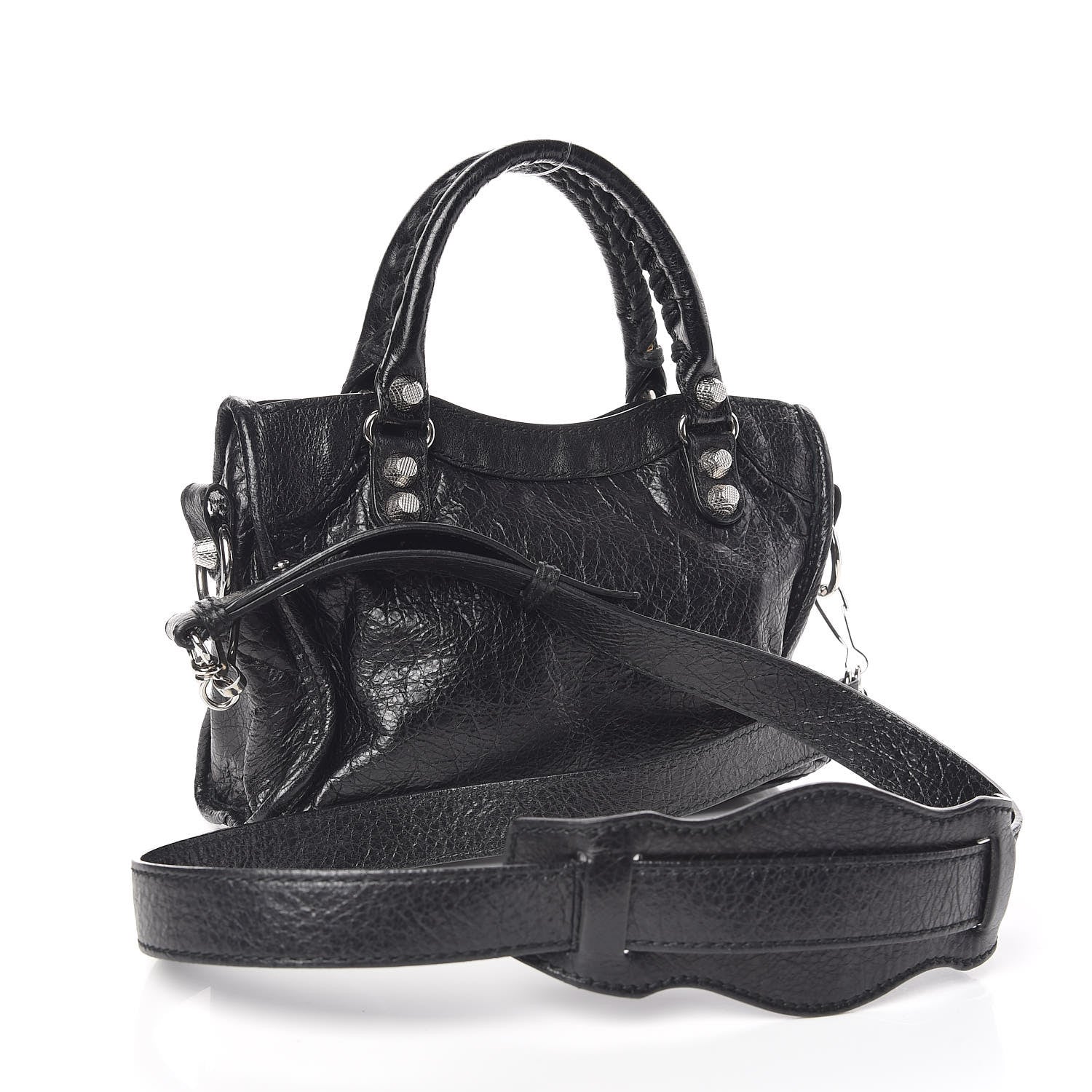 Balenciaga Agneau Giant 12 Silver Hardware Mini City Black 3 of 12