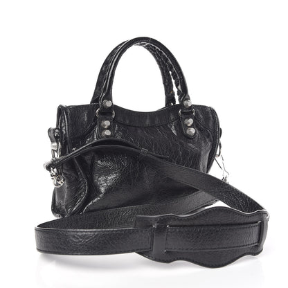 Balenciaga Agneau Giant 12 Silver Hardware Mini City Black 3 of 12