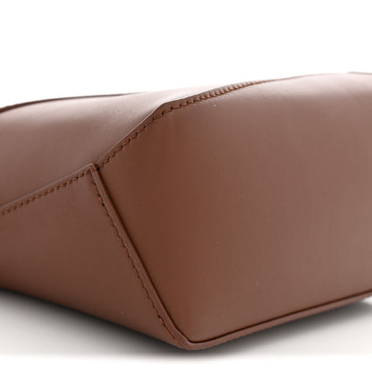 Loewe X SUNA FUJITA Satin Calfskin Mini Hamster Puzzle Edge Bag Havana 8 of 9