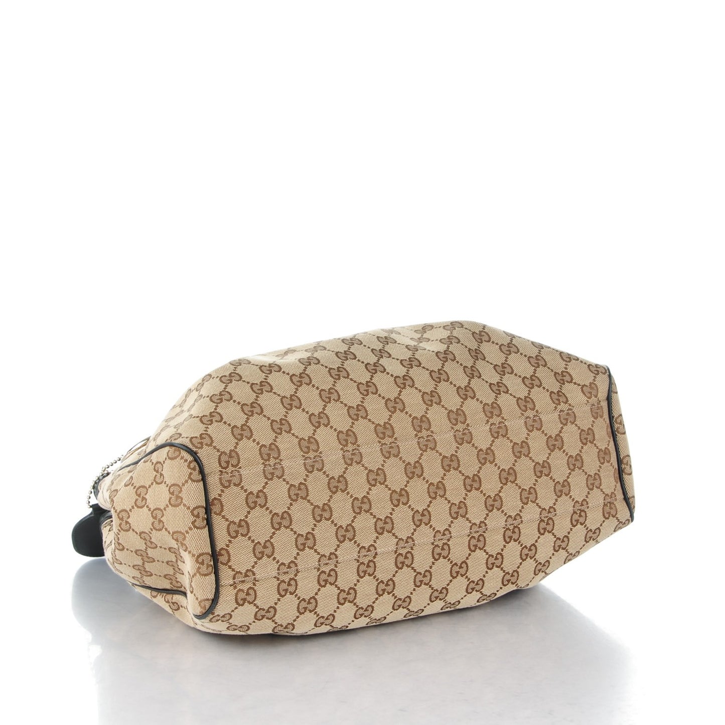 Monogram Medium Sukey Tote Beige Ebony Black