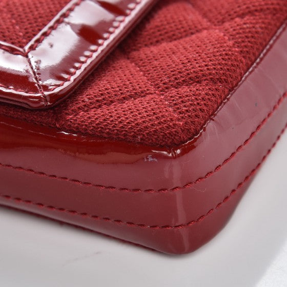 Patent Jersey Quilted 2.55 Reissue East West Flap Red