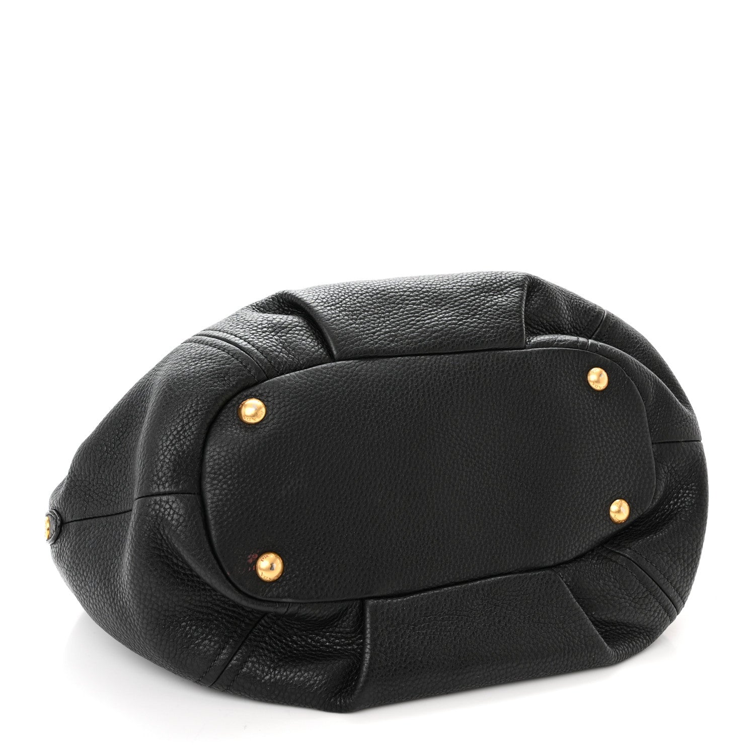 Prada Vitello Daino Shoulder Bag Black 4 of 18