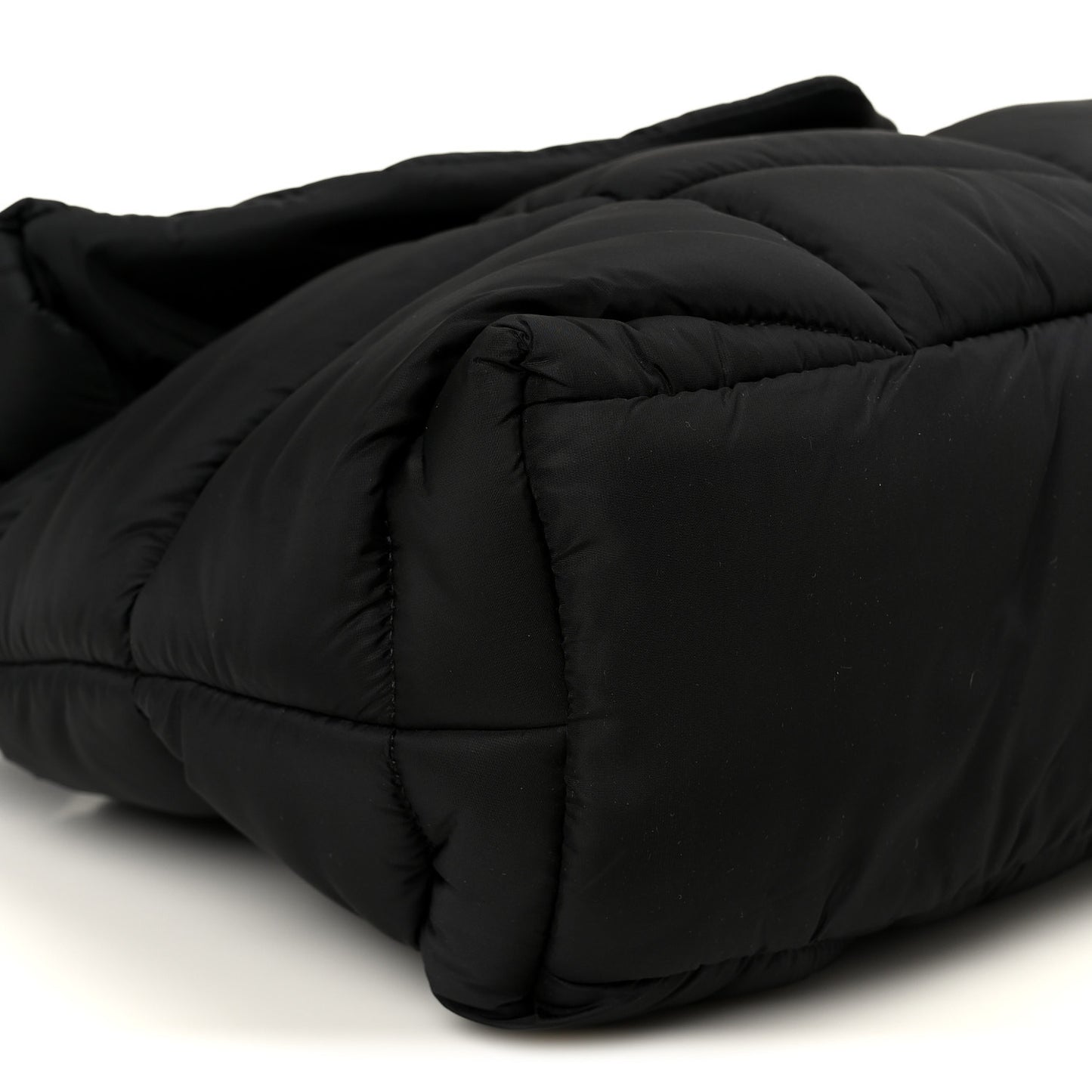 Econyl Nylon Lou Puffer Messenger Black