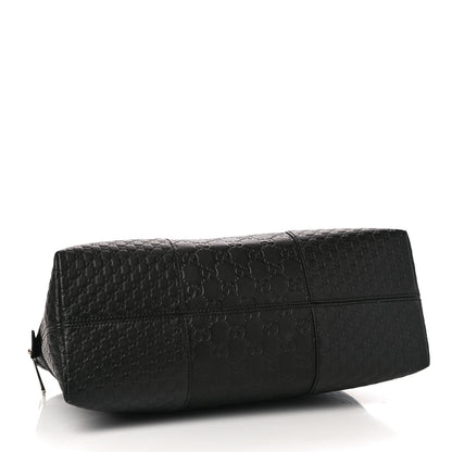 Gucci Guccissima Medium Bree Shoulder Bag Black 4 of 10