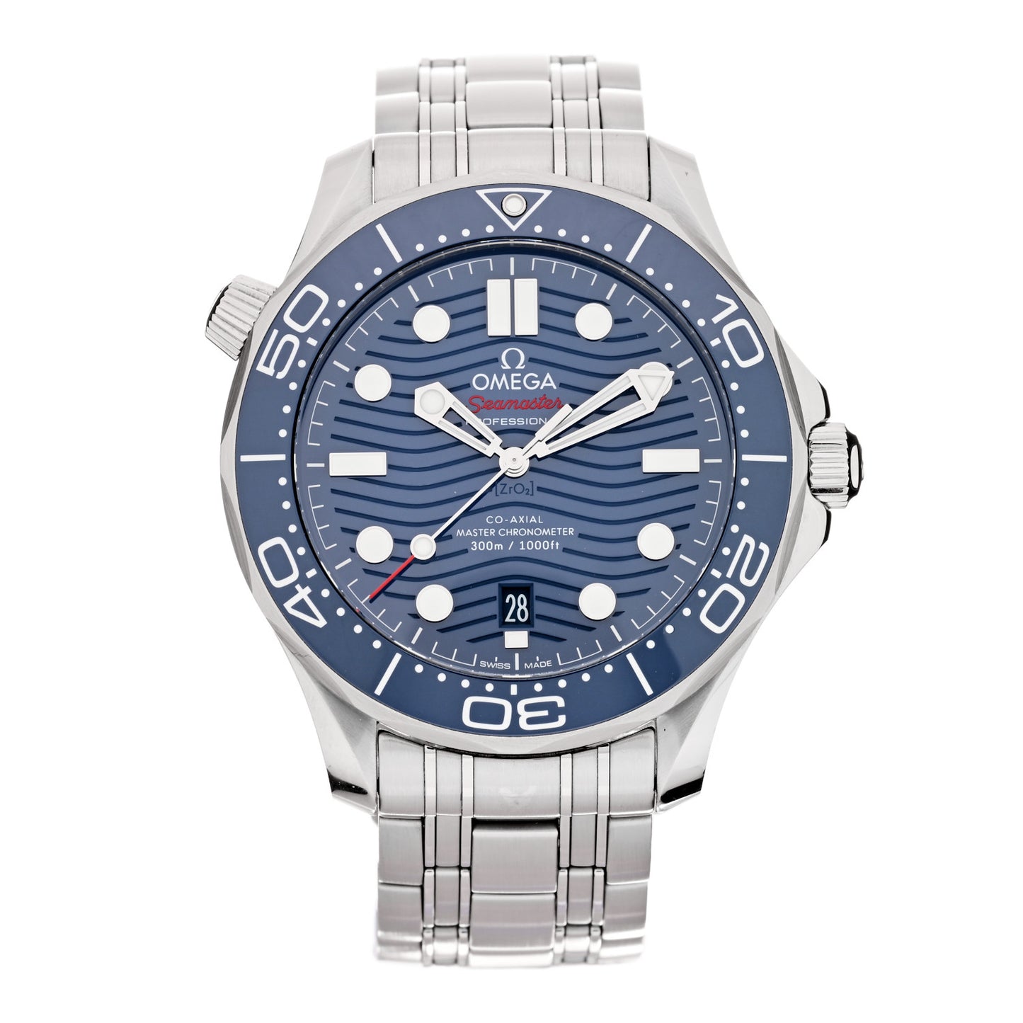 Stainless Steel 42mm Seamaster Diver 300M Automatic Watch Blue 210.30.42.20.03.001