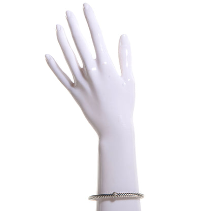 David Yurman Sterling Silver Diamond 5mm Cable Classics Single Station Bracelet 2 of 5