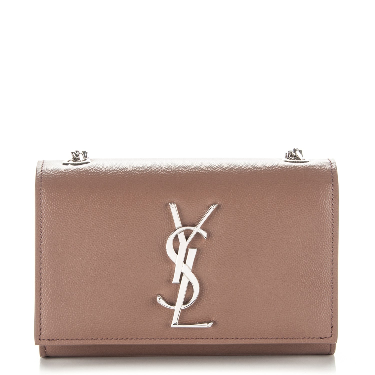 Saint Laurent Grain De Poudre Small Monogram Kate Satchel Fard 1 of 7