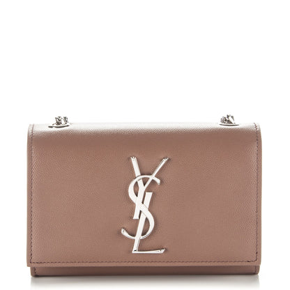 Saint Laurent Grain De Poudre Small Monogram Kate Satchel Fard 1 of 7