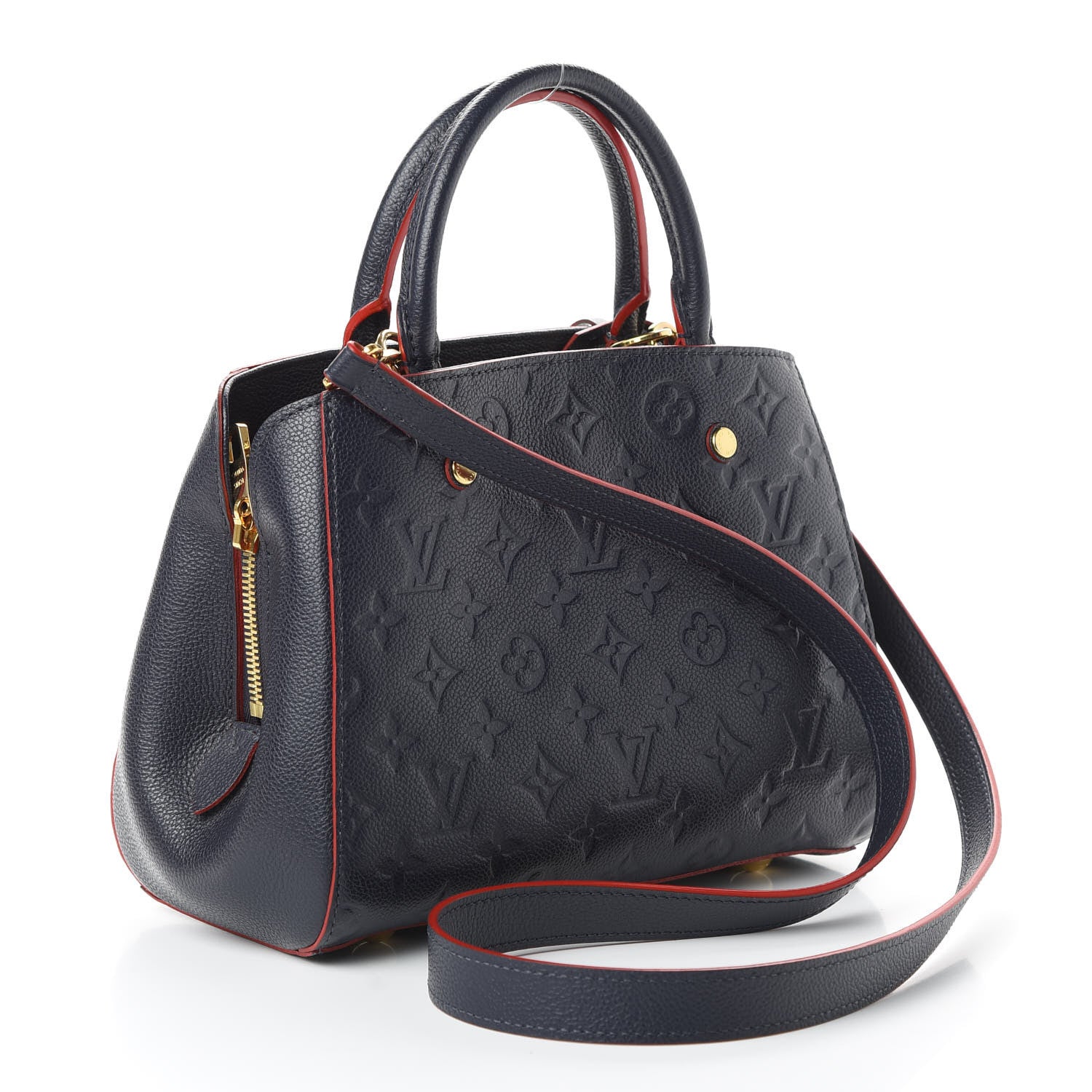 Louis Vuitton Empreinte Montaigne BB Marine Rouge 4 of 10