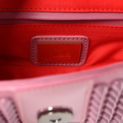 Christian Louboutin Calfskin Patent Spiked Sweety Charity Crossbody Bag Rosette 5 of 9