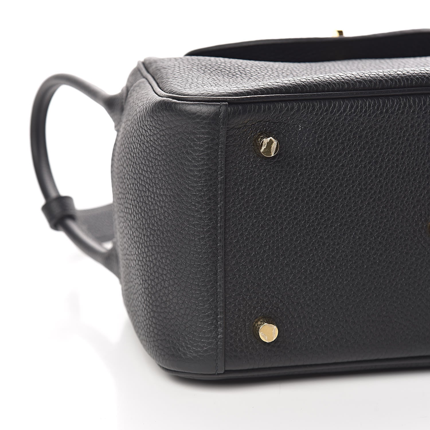 Hermes Taurillon Clemence Lindy 26 Black 8 of 11
