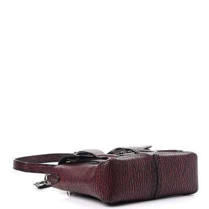 3.1 Phillip Lim 3.1 Textured Calfskin Mini Pashli Satchel Black Red 4 of 8