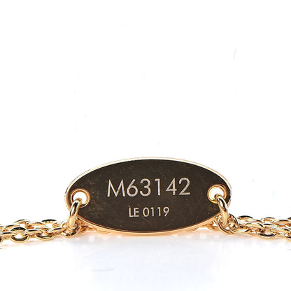 Louis Vuitton Brass Nanogram Bracelet Silver Gold 5 of 6