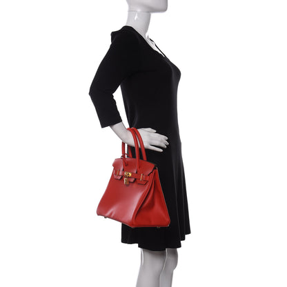 Hermes Epsom Birkin 30 Rouge De Coeur 2 of 11