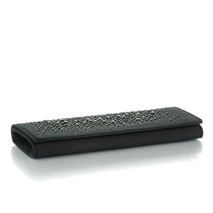 Gucci Satin Crystal Clutch Black 4 of 7