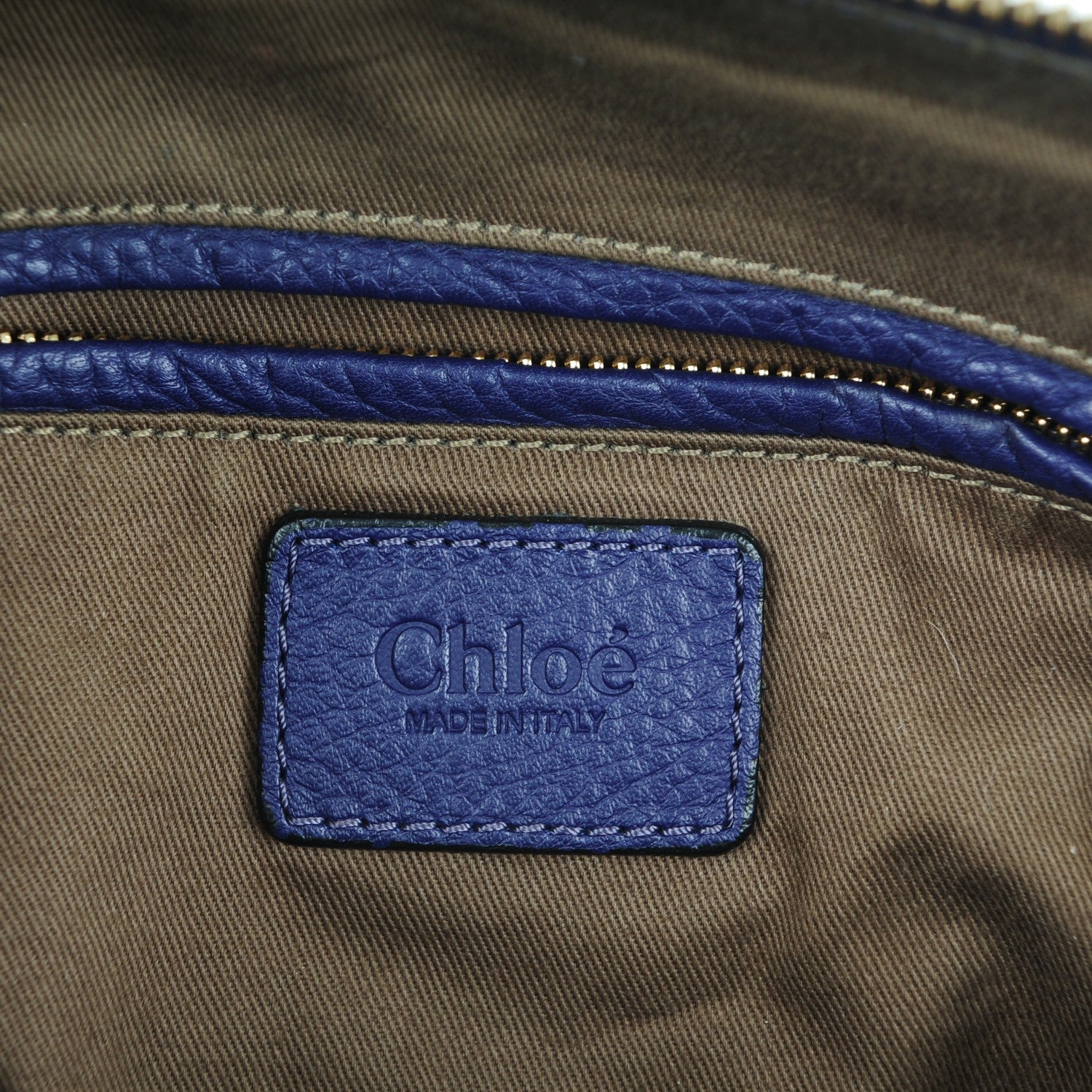 Chloe Calfskin Medium Marcie Satchel Storm Blue 12 of 14