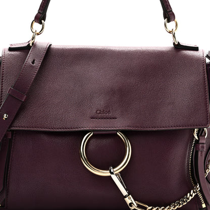 Chloe Calfskin Medium Faye Day Shoulder Bag Intense Violine 7 of 9