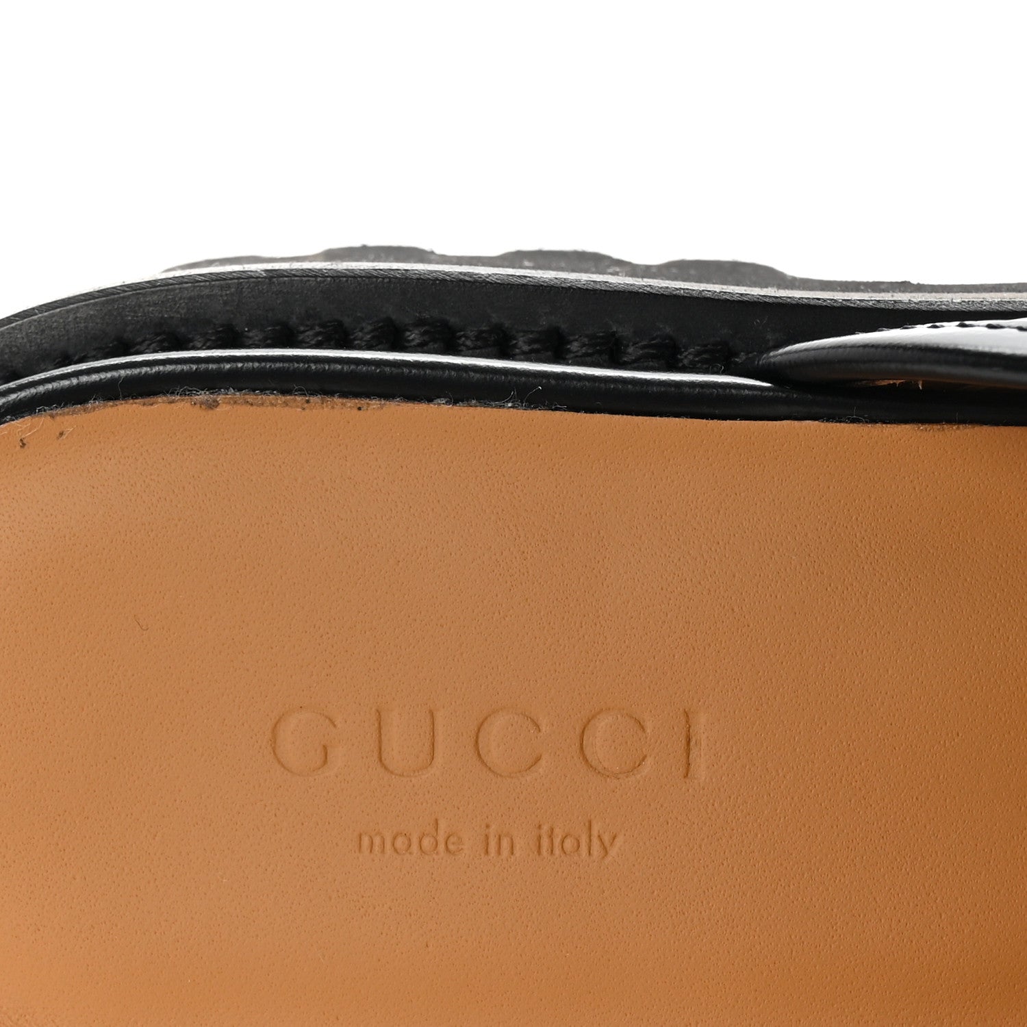 Gucci Cordovan Lux Womens Sylke Horsebit Platform Mules 36 Black 8 of 10