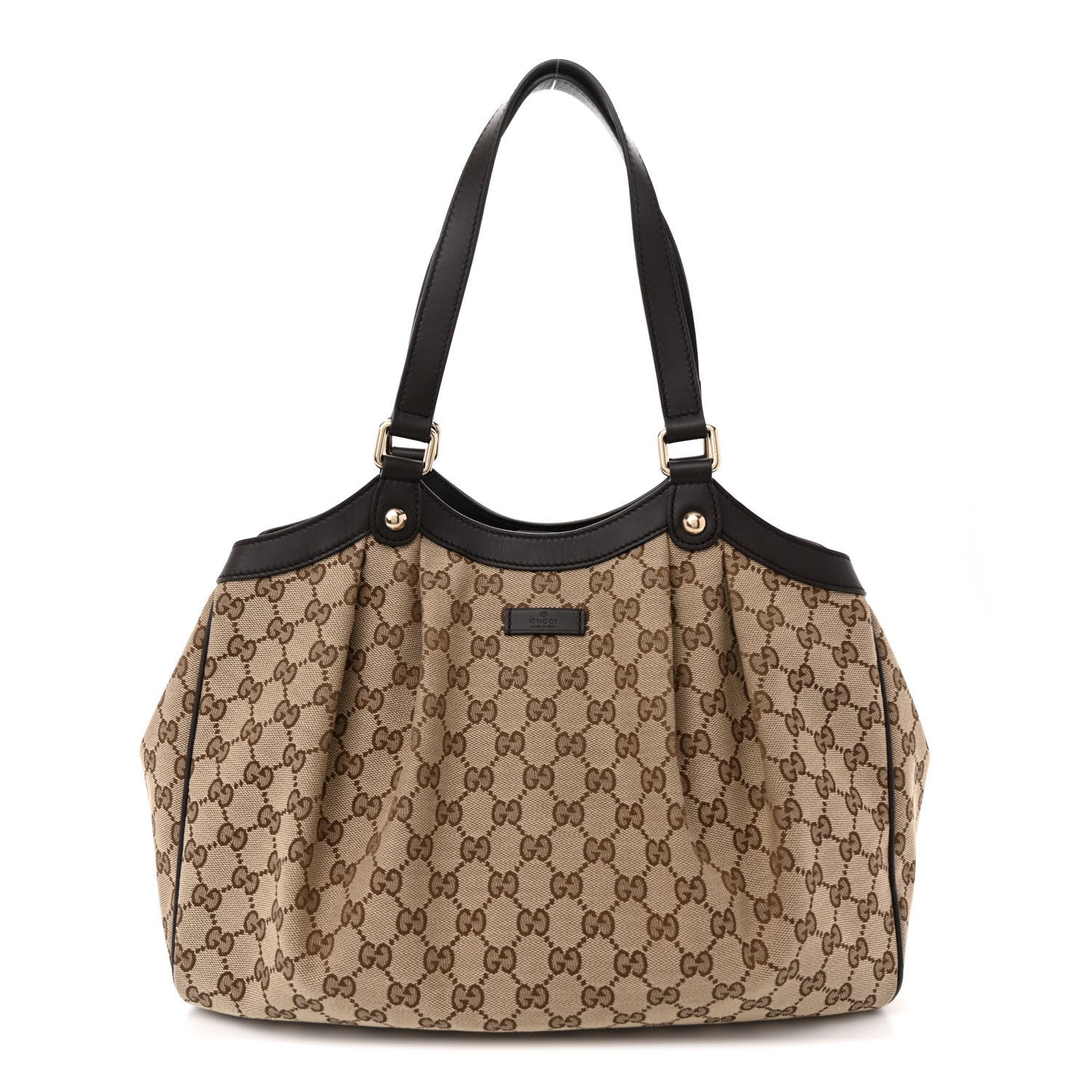 Gucci Monogram Shoulder Bag Dark Brown 1 of 11