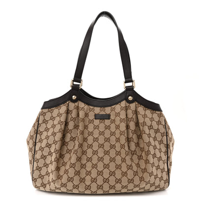 Gucci Monogram Shoulder Bag Dark Brown 1 of 11