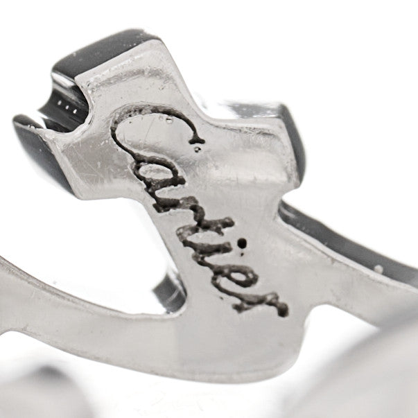 18K White Gold Diamond Signature Ring 47 4