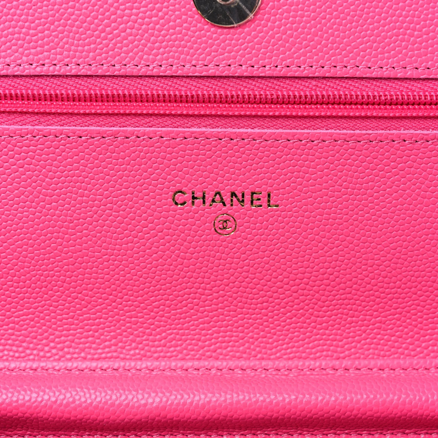 Chanel Caviar Quilted Wallet On Chain WOC Rose 6 of 10