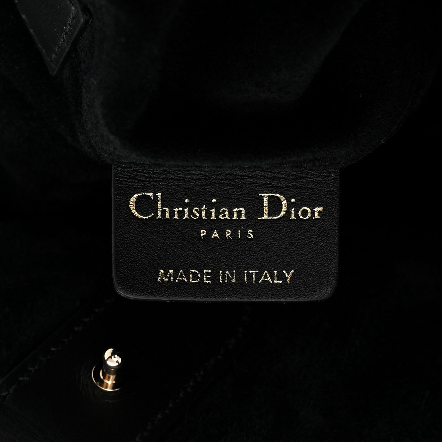 Christian Dior Calfskin Macrocannage Medium Toujours Black 7 of 11