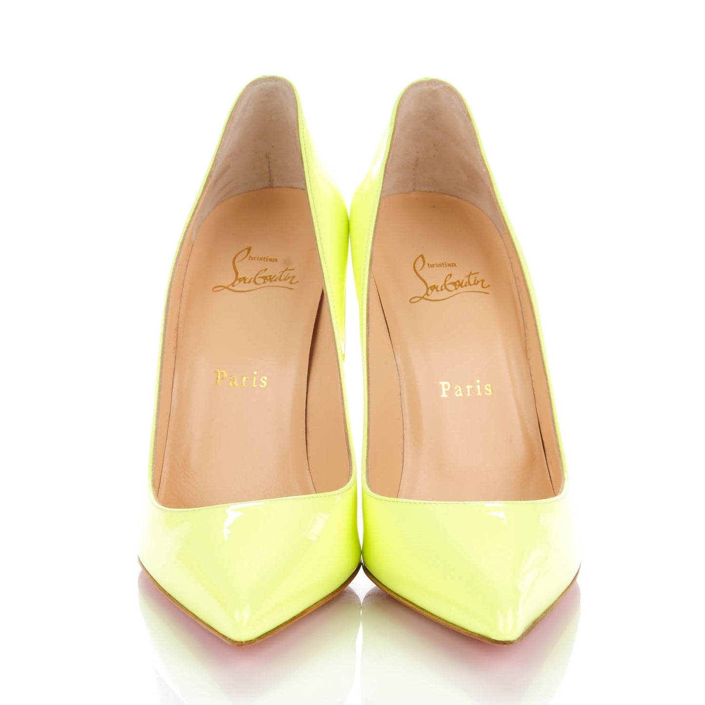 Patent Pigalle Follies 100 Pumps 39.5 Neon Yellow