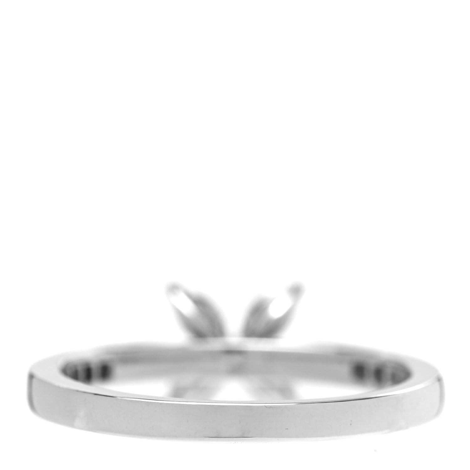 Tiffany Platinum Diamond .44ctw Victoria Ring 54 7 3 of 6
