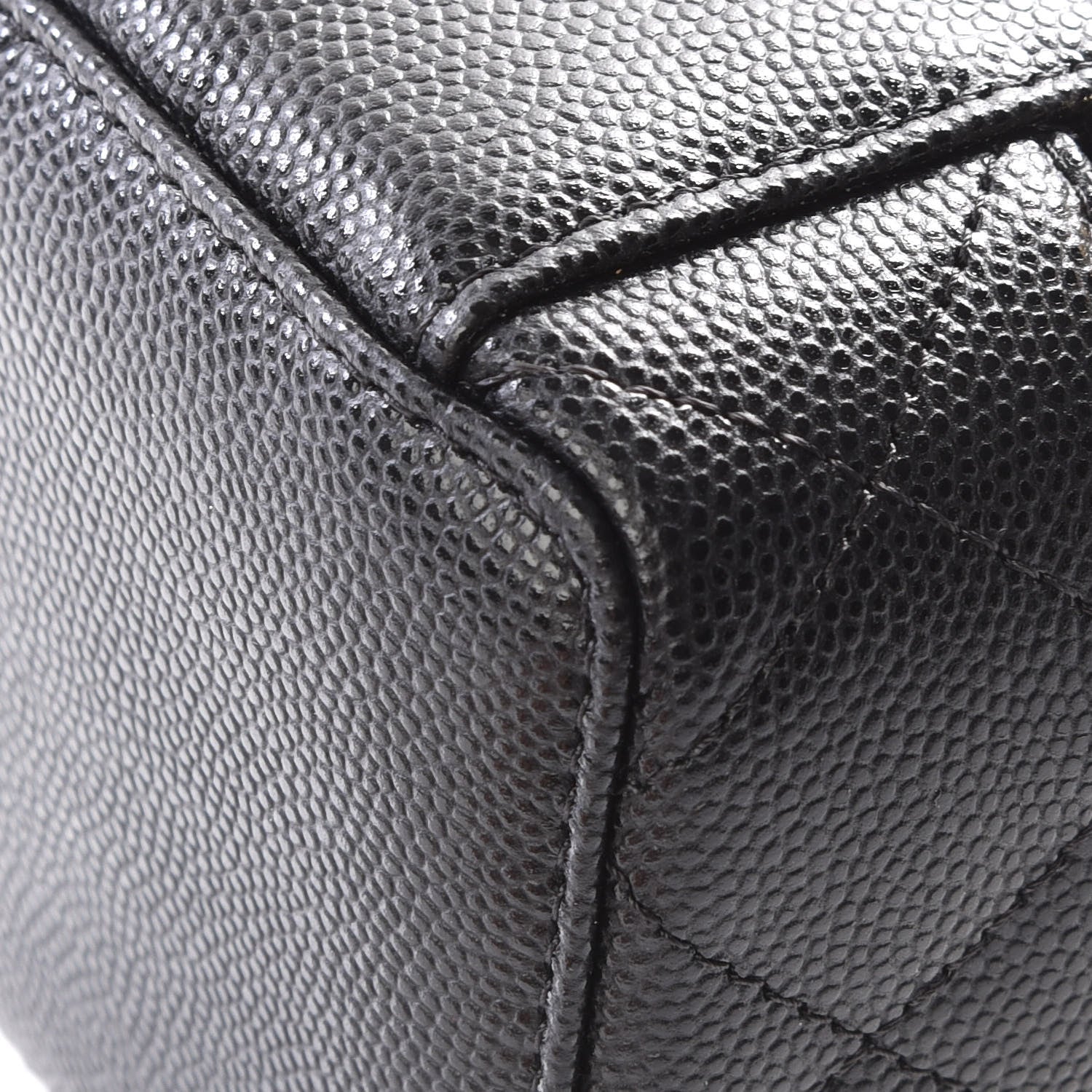 Chanel Caviar Quilted Jewelry Travel Case Black 8 of 11
