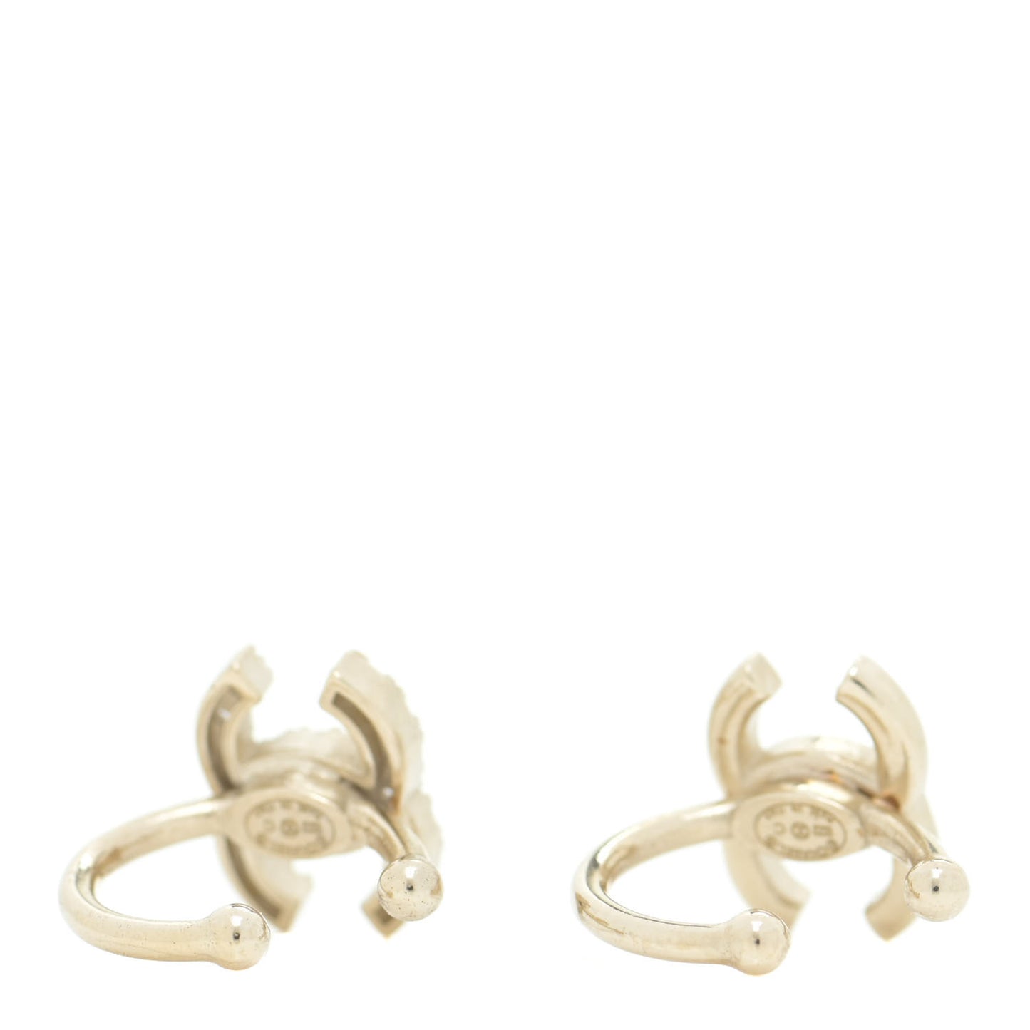 Metal Strass Lip Ring Set Gold