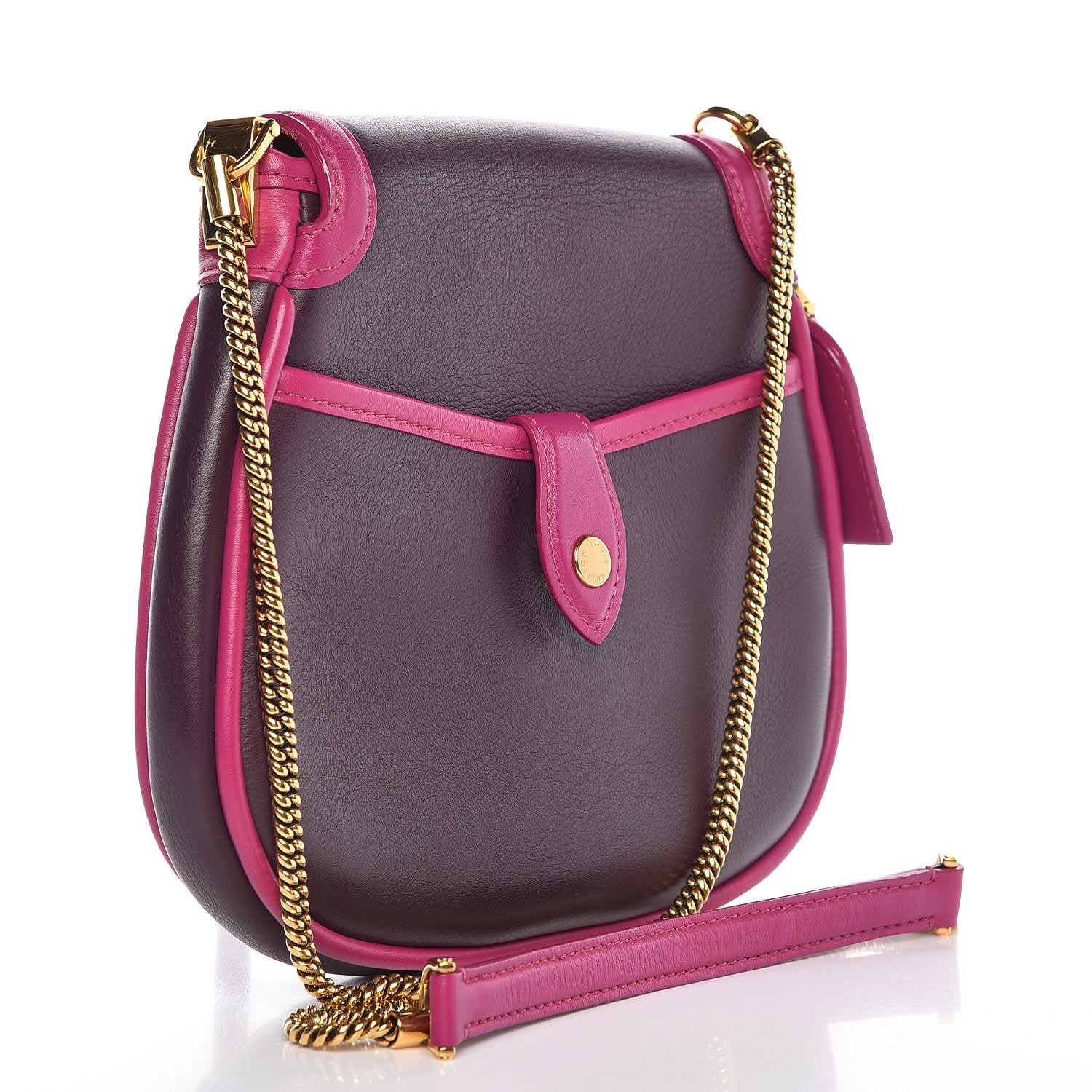 Louis Vuitton Cuir Art Deco Trapeze Prune Cyclamen 3 of 7