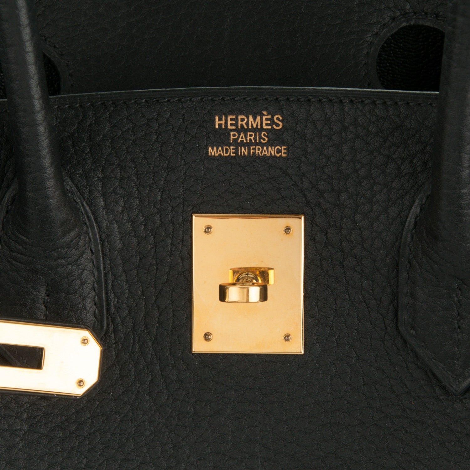 Hermes Taurillon Clemence Birkin 35 Black 10 of 24
