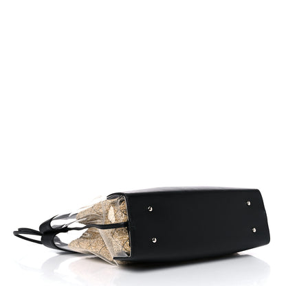 Chanel Calfskin PVC Quilted Chanel 31 Bag Black 3 of 11