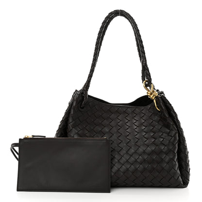 Bottega Veneta Nappa Intrecciato Large Andiamo Parachute Shoulder Bag Fondant 2 of 10