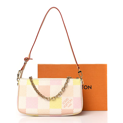 Louis Vuitton Damier Pochette Accessories NM Peach Pink 9 of 9