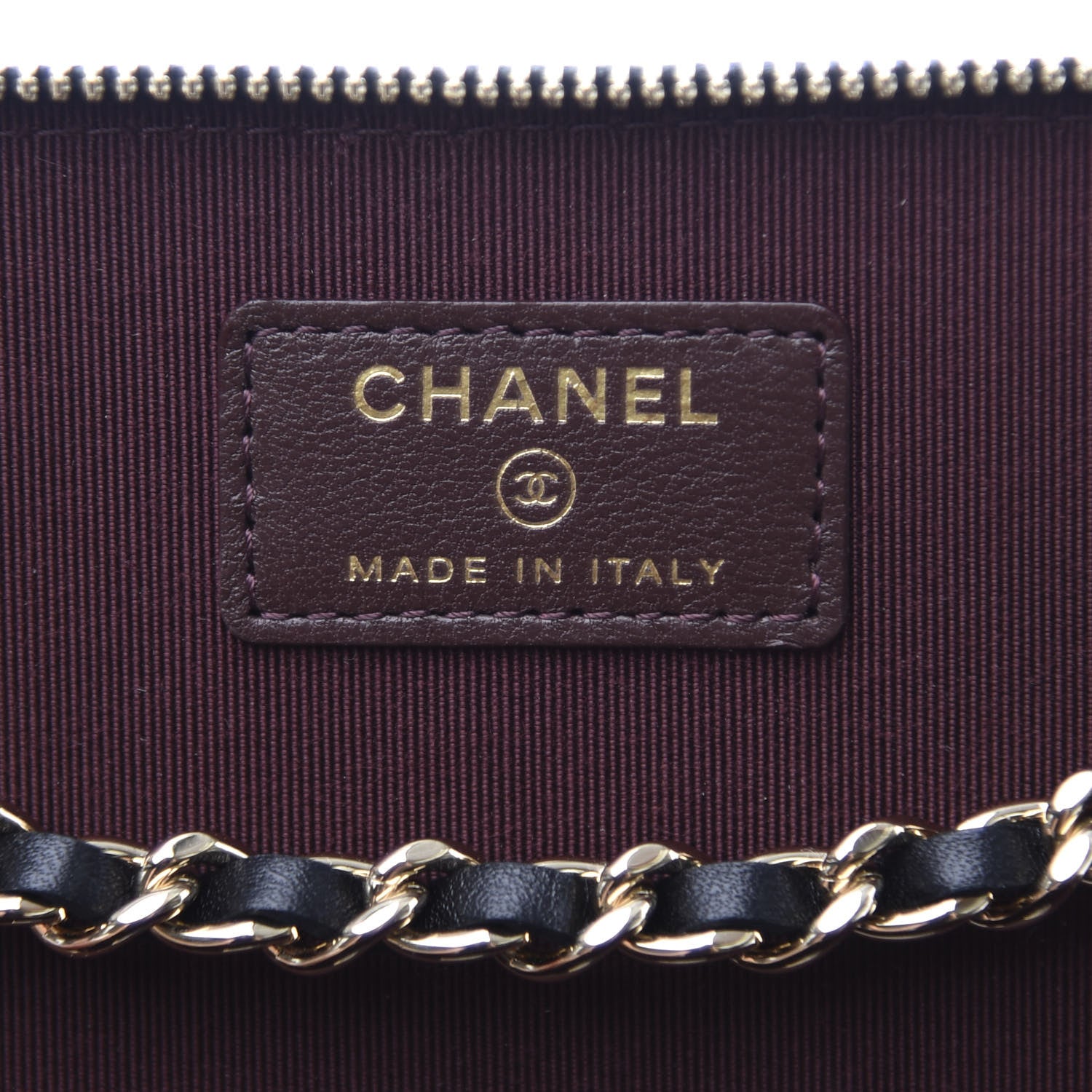 Chanel Lambskin Quilted Small Vanity Case With Chain Black 5 of 10