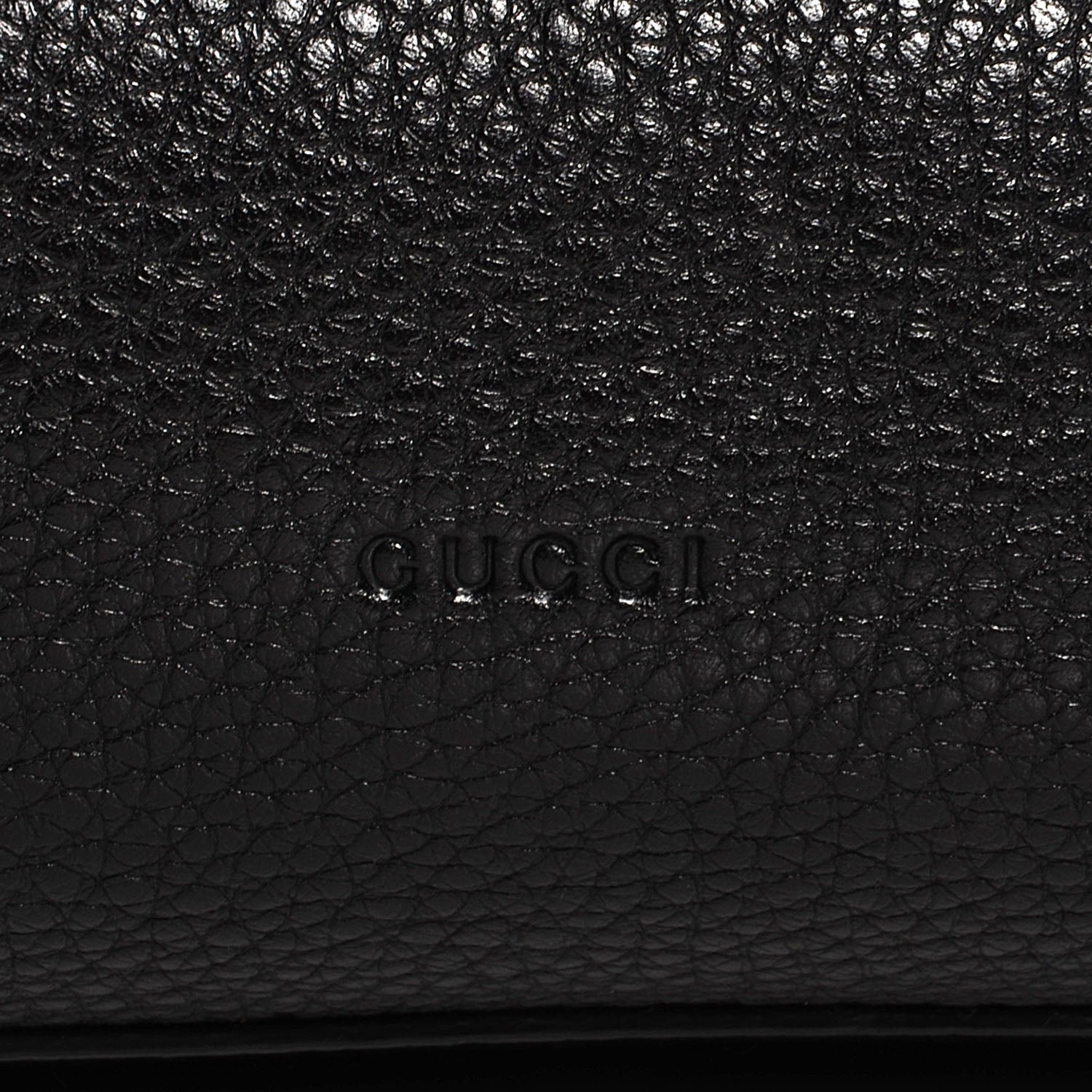 Gucci Cellarius Calfskin Large Bamboo Daily Top Handle Bag Black 9 of 9