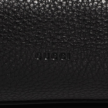 Gucci Cellarius Calfskin Large Bamboo Daily Top Handle Bag Black 9 of 9