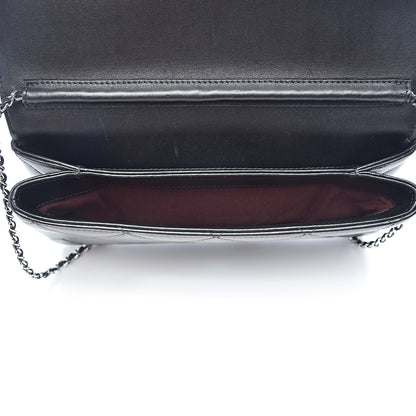 Chanel Lambskin Crystal Evening Clutch Black 5 of 18