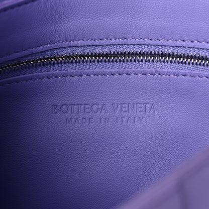 Bottega Veneta Lambskin Intreccio Cassette Crossbody Bag Wisteria 6 of 8