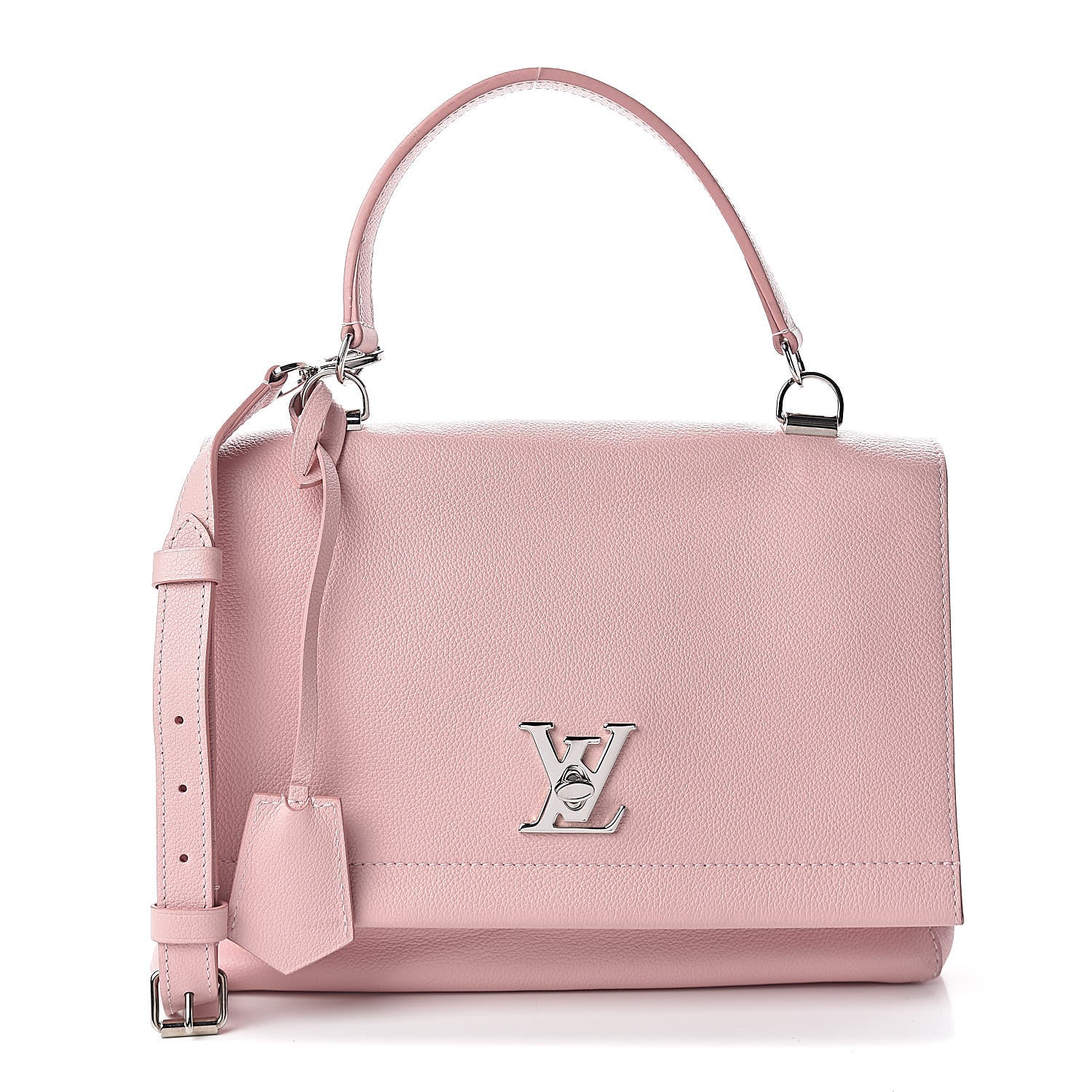 Louis Vuitton Soft Calfskin Lockme II Top Handle Rose Ballerine 1 of 9
