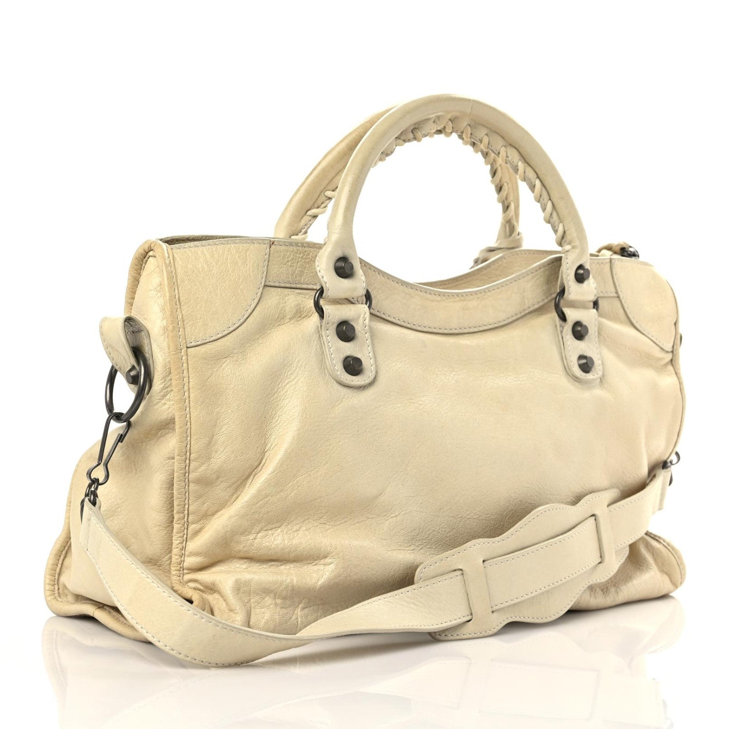 Balenciaga Agneau Classic Hardware City White 4 of 20