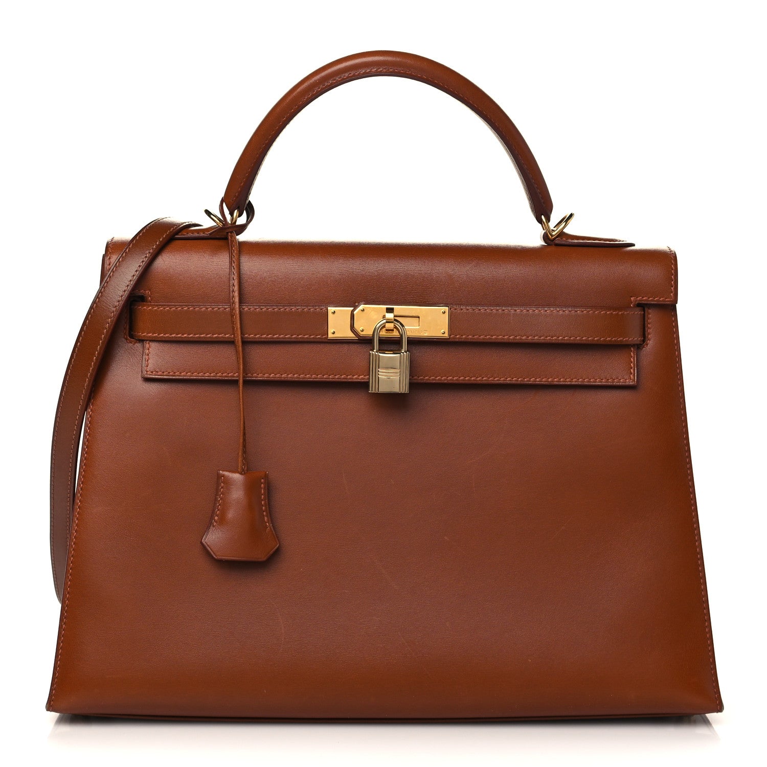 Hermes Box Kelly Sellier 32 Noisette 2 of 26